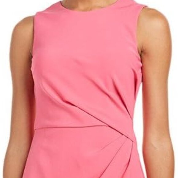 NWT Vibrant Fuchsia Adrianna Papell Dress (10) - Picture 2 of 11